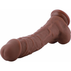 Hismith KlicLok Dildo 23 cm / Brown skin tone