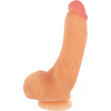 Xr Brands Girthy George Dildo with Suction Cup - 9 inch - Flesh