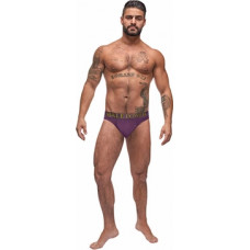 Male Power Enhancer Thong - L/XL - Eggplant