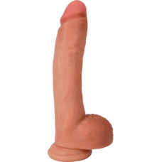 Curve Toys Bareskin Dildo with Balls - 9 / 23 cm