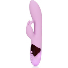 Loveline By Shots Ultra Soft Silicone Rabbit Vibrator - Exotic Fucshsia