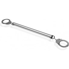 Boss Of Toys Spreader Bar with Hand or Ankle Cuffs - Silver