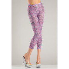 Bewicked Pink Leopard Pantyhose - PK / OS