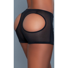 Bewicked Butt Booster Boyshort - BLK / S