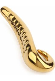 Mr. Steel Devil's Tongue Dildo / Gold