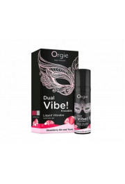 Boss Of Toys Dual Vibe! Kissable Liquid Vibrating Strawberry Gin And Tonic