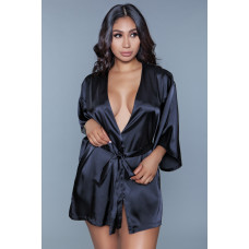 Bewicked Amora Robe - BLK / M