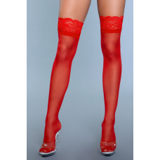 Bewicked Keep A Secret Thigh Highs - RD / OS