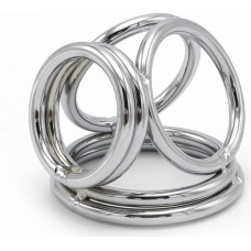 Kiotos Steel Quadruple Cock & Ball Ring