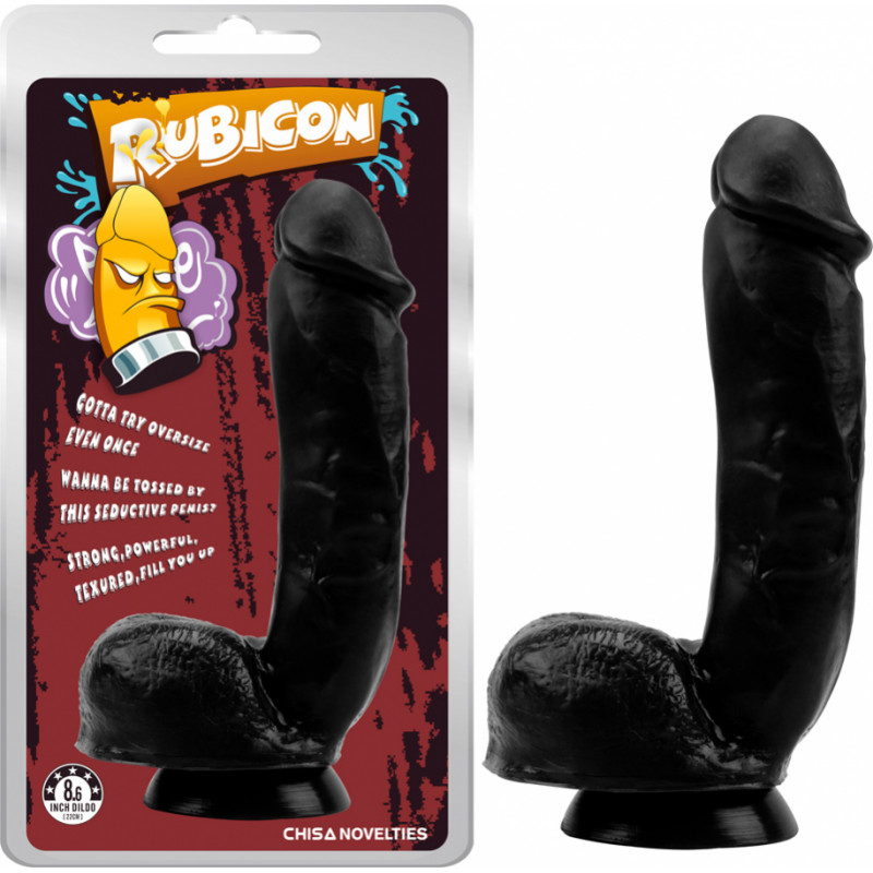 Chisa Rubicon Suction Dildo 3 Black