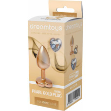 Dream Toys GLEAMING LOVE MATTE GOLD PLUG SMALL