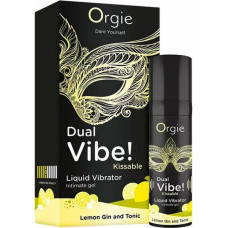 Orgie Dual Vibe! Kissable Liquid Vibrating Lemon Gin And Tonic