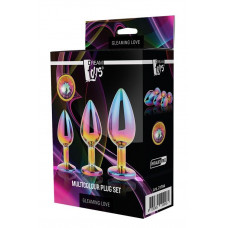 Dream Toys GLEAMING LOVE MULTICOLOUR PLUG SET