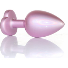 B - Series Heavyfun Plug-Jewellery Pearl Pink Heart PLUG- Clear L