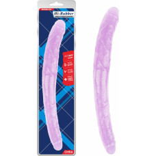 Hi-Rubber 17.8 Inch Dildo-Purple