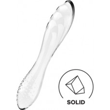 Satisfyer Dazzling Crystal 1 - Glass Dildo - Transparent