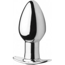 Xr Brands Chrome Blast - Rechargeable Butt Plug - Large