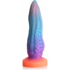 Xr Brands Tenta-Cock – tumsā mirdzošs silikona dildo