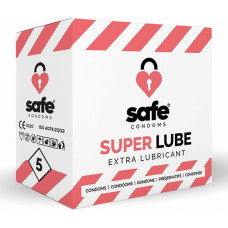 Safe - Super Lube Condoms 5 pcs