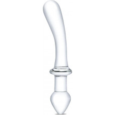 Glas - Klasisks izliekts divgalu dildo