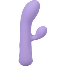 Doc Johnson Aura - Rechargeable Silicone Rabbit Vibe - Lilac