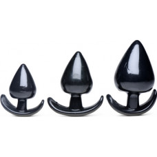 Xr Brands Triple Spades - 3 Piece Anal Plug Set