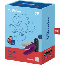 Satisfyer Double Fun – partneri vibraator – violetne