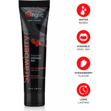 Orgie Lube Tube Strawberry - Ūdens bāzes lubrikants - 3 fl oz / 100 ml