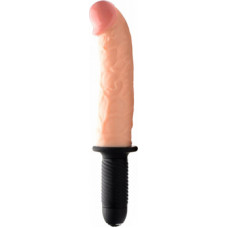 Xr Brands The Curved Dicktator - Vibrating Giant Thrusting Dildo