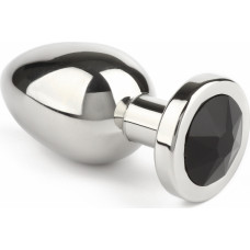 Mr. Steel Jewled Butt Plug Small / Black