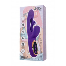 Toyfa Vibrators ar vakuuma stimulāciju un JOS Pitti mēli, silikons, violets, 24 cm