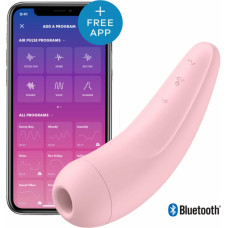 Satisfyer Curvy 2Plus — gaisa impulsu stimulators un vibrācija — rozā