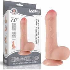 Lovetoy DILDO 7-tolline LIIGENDAVA NAHA KAHEKIHILINE DONGLIHA