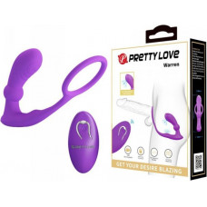 Boss Of Toys PRETTY LOVE - Warren Purple, Wireless remote control 12 pulse wave settings 12 vibration functions