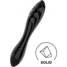 Satisfyer Dazzling Crystal 1 - Glass Dildo - Black