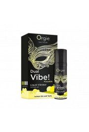 Boss Of Toys Dual Vibe! Kissable Liquid Vibrating Lemon Gin And Tonic