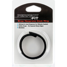 Perfect Fit - Neoprēna Snap Cockrings melni