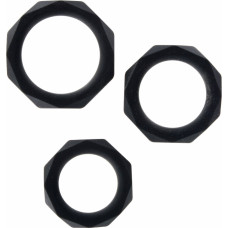 Toyjoy Power Halo C-Ring Set / Black