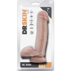 Blush DR. SKIN DR. MARK 7 INCH DILDO WITH BALLS BEIGE