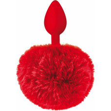 Sweet Caress RED POMPOM ANAL PLUG