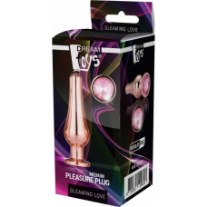 Dream Toys GLEAMING LOVE ROSE GOLD PLEASURE PLUG M