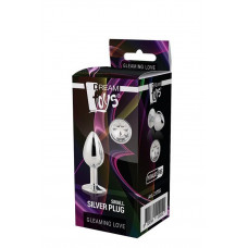 Dream Toys GLEAMING LOVE SILVER PLUG SMALL