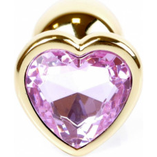 B - Series Heavyfun Plug-Jewellery Gold  Heart PLUG- Rose