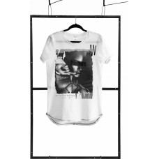 Demoniq T-shirt men white M fashion