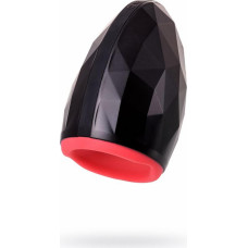 Erotist Magma; Rechargeable masturbator with heating, Silicone, Black, 12 cm