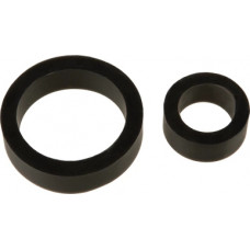 Doc Johnson Silicone Cockring Set - 2 Pieces