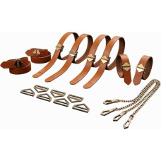 Lockink - 8-Bondage-Straps Restraint Set - ruda