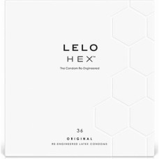 Lelo - HEX prezervatīvu oriģinālais 36 iepakojums