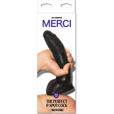 Doc Johnson The Perfect P-Spot Cock - 9,5 / 24 cm - melns