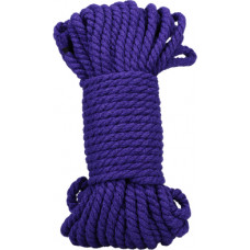 Doc Johnson Bind and Tie - 6 mm Hemp Bondage Rope - 50 ft - Violet